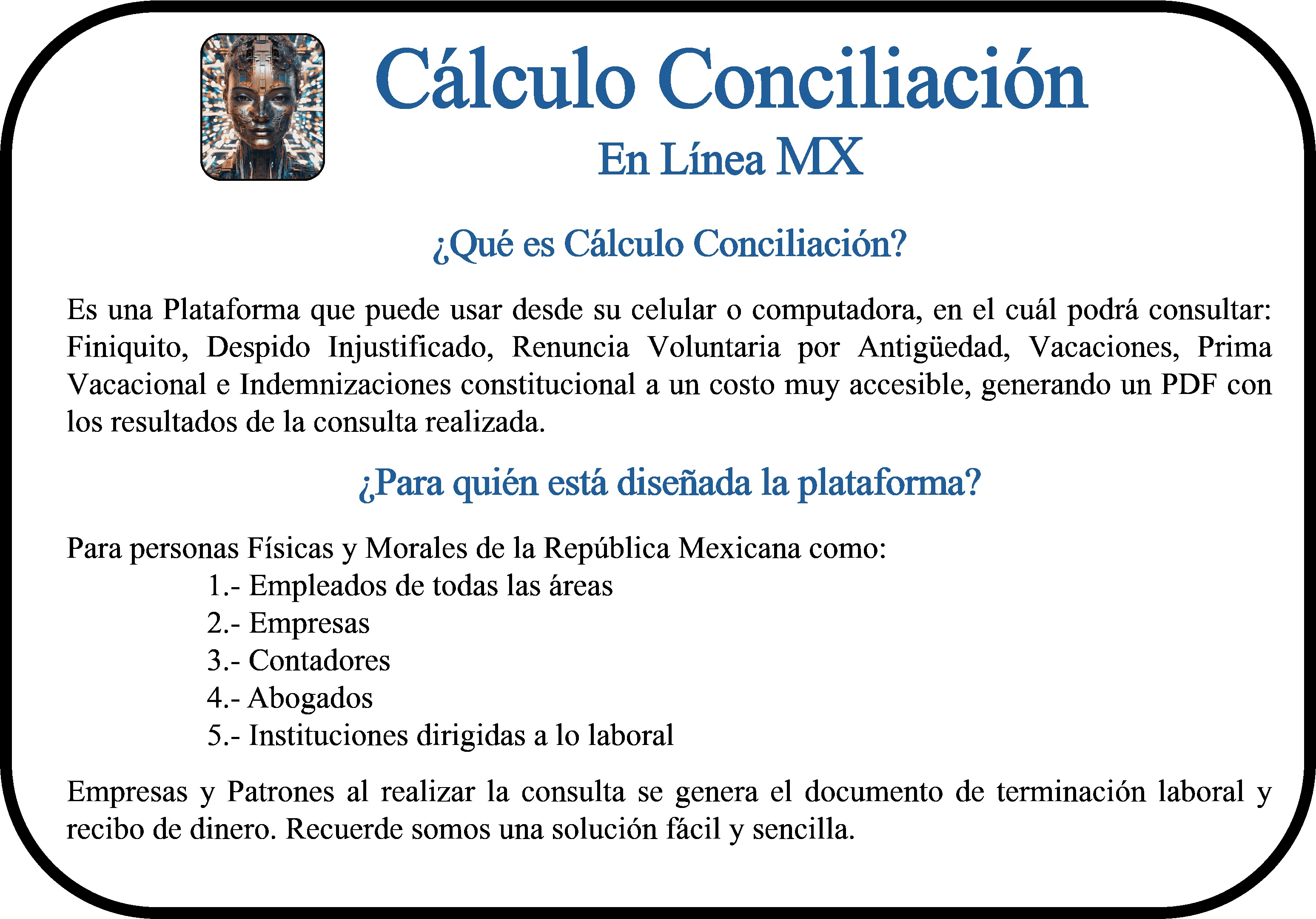 Ventajas de Cálculo Conciliación